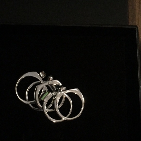 BRAND NEW RING by JEWEL MINT, Azul Ring Set, Sz 7 - Picture 5 of 6